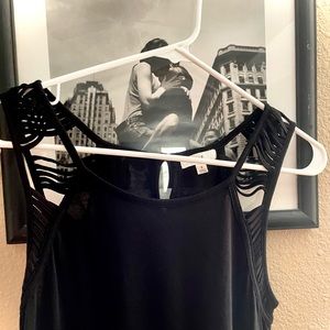 MINE Black High-low Dress